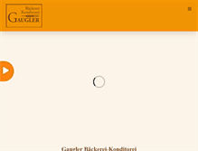 Tablet Screenshot of gauglerbrot.ch